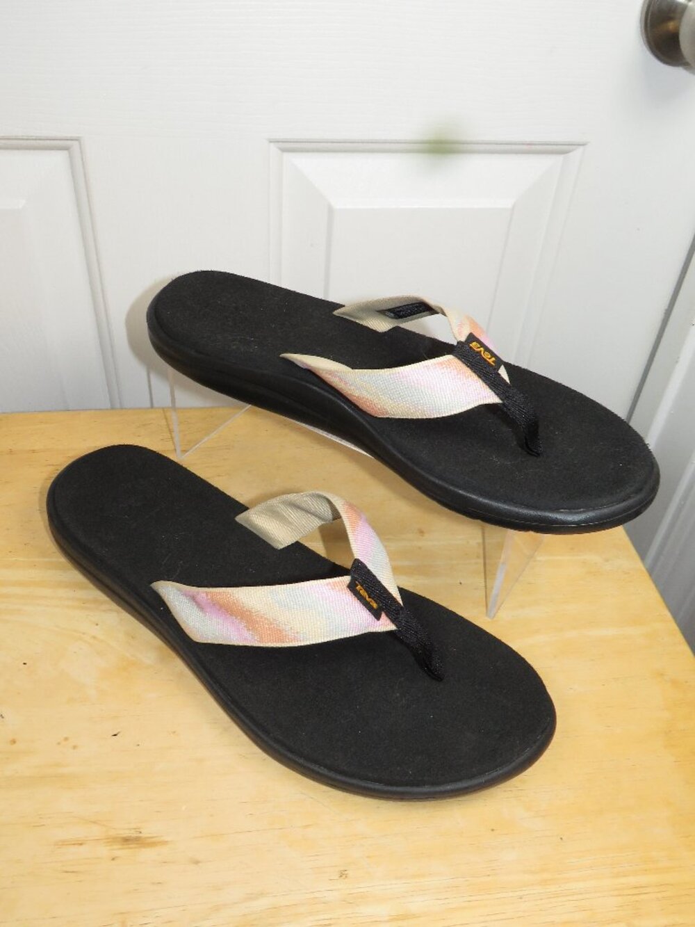 Teva Women's Voya Flip Flop "Magic Peach Bloom" Size 11 S/N 1019040